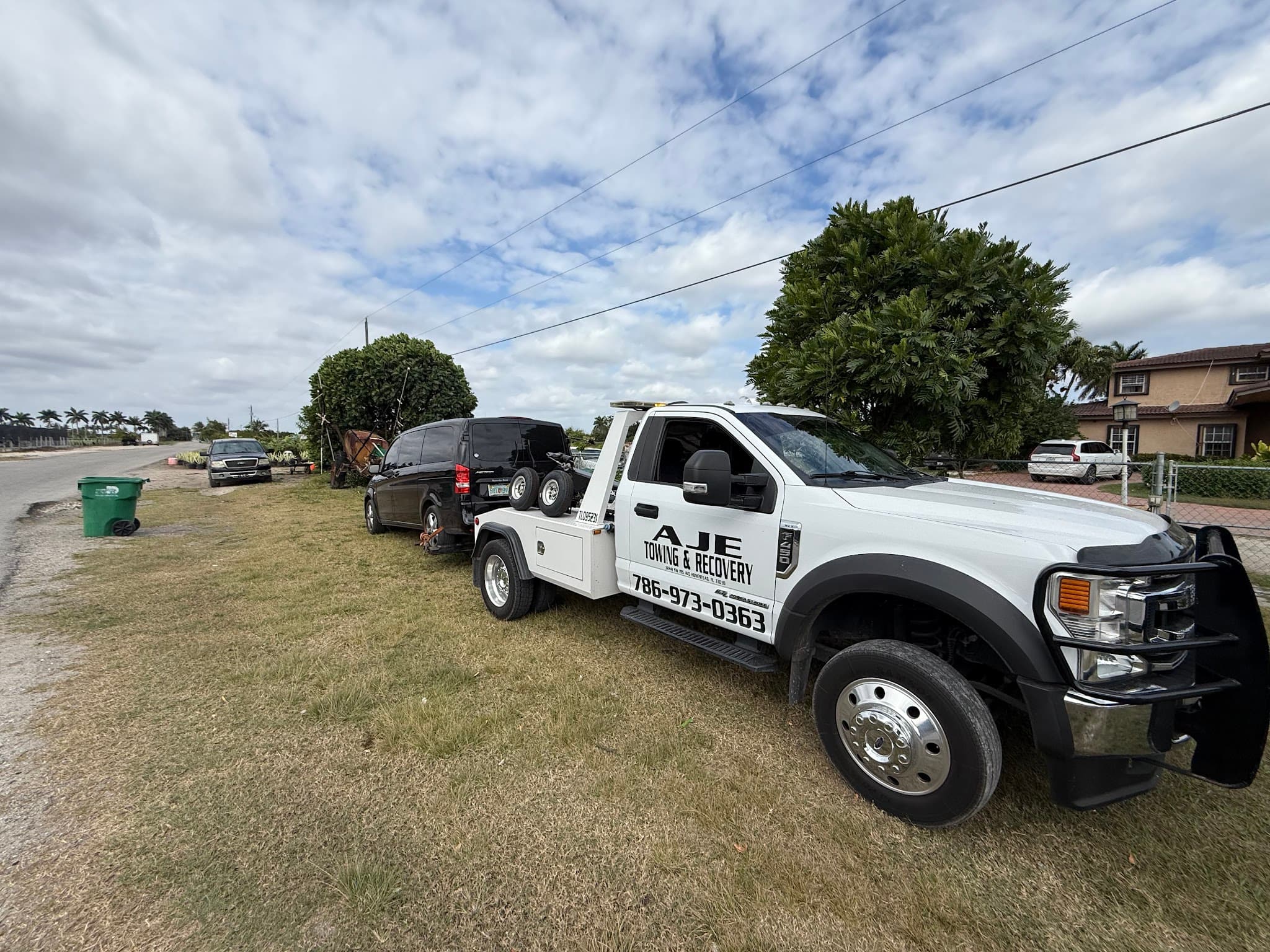 AJE Towing & Recovery contact our Homestead-based dispatch